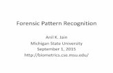 Forensic Pattern Recognition - Michigan State Universitybiometrics.cse.msu.edu/Presentations/AnilJain_ForensicPattern Recognition_SAMSI15.pdfForensic Pattern Recognition Anil K. Jain