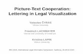 Picture-Text Cooperation: Lettering in Legal Visualizationcyras/CV/20150305-IRIS-VC-FL-KL... · Picture-Text Cooperation: Lettering in Legal Visualization IRIS 2015, International