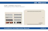 Cover - Mircom · QX-5000 Series Installation and Operation Manual 3 Introduction About this Manual This installation and operation manual provides information on installing the QX-5000