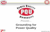 Grounding for Power Quality52.2.195.45/components/com_rseventspro/assets/images... · 2016-11-01 · The basic “Safety” grounding system . 20 Years Why Grounding for “Power