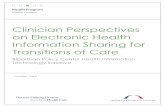 Clinician Perspectives on Electronic Health Information ......ABOUT BPC Founded in 2007 by former Senate Majority Leaders Howard Baker, Tom Daschle, Bob Dole, and George Mitchell,