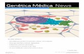 Genética Médica News - Genotipia · En este número: Genética Médica News • MicroARNs para predecir la exposición y efectos de la radiación 5 • Identiﬁcación de un nuevo