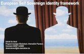 European Self Sovereign identity framework · European Self Sovereign Identity framework (eSSIF). ... CEF-project (Connecting Europe facilities - march 2019-feb 20200 ... (under H2020