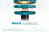 1.0 BICC Cables Background8 2.1 Performance BICC Cables can provide optimum cables performance, and has access to the latest development in conductor, insulation and protective materials