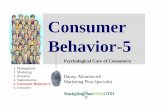 Consumer Behavior DA-5 - Marketing Plan Nowmarketingplannow.com/userfiles/marketing/Image/pdf... · Consumer Behavior-5 Psychological Core of Consumers Danny Abramovich Marketing