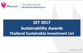 SET 2017 Sustainability Awards...Corporate KPI 20 2. Effective Structure and Process รายงานผลการปฏ บ ต งาน ของ CG Committee รายงานผลการผล