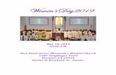 Women’s Day 2019 - New Piney Groves day... · 2019-06-03 · Women’s Day 2019 May 19, 2019 10:00 A.M. New Piney Grove Missionary Baptist Church 2580 Snapfinger Road Decatur, GA