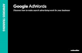 ADWORDS TRAINING - Netmatter · PDF file Google AdWords Introduction to AdWords INTRODUCTION This course will cover everything you need to know regarding AdWords and pay-per-click