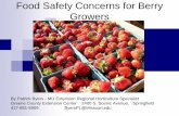 Food Safety Concerns for Berry Growers - University of Missouriextension.missouri.edu/greene/documents/Horticulture/Food... · 2014-06-30 · Food Safety Concerns for Berry Growers