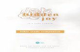 bible study companion Joy/BSC/week1.pdf · PDF file Joy in a Dark Corner , it was God's love and Word that set her heart free. So what better step for us to take than to dig into