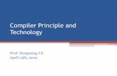 Compiler Principle and Technology - Zhejiang Universitynetmedia.zju.edu.cn/compiler/lecture_for_19/Chapter_six(2)(2019-04-15).pdf · How attribute values are found at the roots of