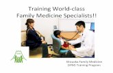 SFM Introduction English rev - University of Michigan · 2013-11-25 · Training’World,class’’ Family’Medicine’Specialists!! ShizuokaFamily’Medicine’ (SFM)’Training’Program