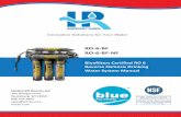 Bluefilters Certified RO 6 Reverse Osmosis Drinking Water ... · Bluefilters Certified RO 6 Reverse Osmosis Drinking Water System Manual RO-6-BF ... other sediments that you may or