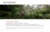 EVALUATIONProgress: FIFES was designed to contribute to achieving the sub-results in USAID/Liberia’s Results Framework to establish sustainable, profitable agroforest business enterprises.