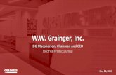W.W. Grainger, Inc. · 23-05-2018  · 4 4 Our Portfolio 1 Organic growth excludes acquisitions, divestitures and foreign exchange. Organic revenue growth is not on daily basis. 2