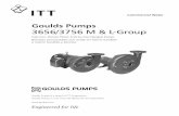 ITTfiles.catalogds.com/domains/goulds/dl/Brochure-3656-M-L... · 2015-06-26 · ITT Goulds Pumps 3656/3756 M & L-Group Cast Iron, Bronze Fitted, End-Suction Flanged Pumps Bombas horizontales
