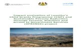 Impact evaluation of Lesotho’s Child Grants …...ii Impact evaluation of Lesotho’s Child Grants Programme (CGP) and Sustainable Poverty Reduction through Income, Nutrition and