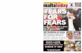 SIX pagES OF dayS TO gO pHOTOS aNd REpORTS pgs 6-11 TEARS ... TEARS FOR FEARS Labour MPs Charles Man-gion