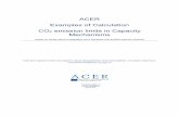 ACER Examples of Calculation CO emission limits in ... · ACER - EXAMPLES OF CALCULATION - CO 2 EMISSION LIMITS IN CAPACITY MECHANISMS 6 2.2. CCGT unit with heat extraction for DH