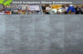 2018 Irrigation Show Exhibitors · Eco-Drip Irrigation Supply Inc. Ecologel Solutions LLC Ecoturf Midwest Inc. Epiphene Incorporated Eurofase Inc. Everfilt Evoqua Water Technologies