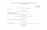 CONSTITUTION OF THE REPUBLIC OF VANUATU · CONSTITUTION OF THE REPUBLIC OF VANUATU Act 10 of 1980 Act 15 of 1981 Act 20 of 1983 ARRANGEMENT OF ARTICLES ARTICLE CHAPTER 1 THE STATE