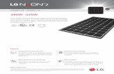 340W 335W · and 2016, which demonstrates LG Solar’s lead, innovation and commitment to the industry. KM 564573 BS EN 61215 Photovoltaic Modules TM 25 yrs Warranty In progress ...