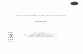 Illinois Municipal Officers' Perceptions of Police EthicsIllinois Municipal Officers' Perceptions of Police Ethics September 1994 by Christine Martin Statistical Analysis Center Illinois