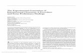 The Experimental Generation of Interpersonal Closeness: A ... · The Experimental Generation of Interpersonal Closeness: A Procedure and Some Preliminary Findings ... action closeness