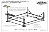FLOE 24V SOLAR PANEL ADD-ON-KIT ASSEMBLY INSTRUCTIONS · floe 24v solar panel add-on-kit exploded view and bom kit p/n 511-01352-00 sheet 2 of 4 1 3 solar panel add-on-kit requires