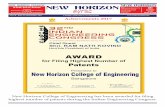 New Horizon College of Engineering has been awarded for ˜ ling …newhorizonindia.edu/nhengineering/wp-content/uploads/... · 2018-02-16 · Winners in VTU Bangalore Central Zone