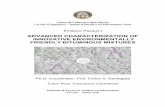 ADVANCED CHARACTERIZATION OF INNOVATIVE ENVIRONMENTALLY ... · ture damage of bituminous mixes was performed in the Road Engineering and Sealing Components Laboratory at EMPA un-
