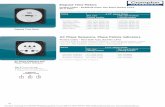 Elapsed Time Meters - Crompton Canada · Elapsed Time Meter AC Phase Sequence and Phase Failure Indicator Select nearest higher rated voltmeter and specify requirement. * Other ranges