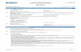 Sicherheitsdatenblatt MX-A55S - KOBELCO WELDING · 2019-12-19 · ABSCHNITT 3: Zusammensetzung/Angaben zu Bestandteilen 3.1 Stoffe Nicht relevant (Gemisch) 3.2 Gemische Das Produkt