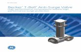 Becker T-Ball Anti-Surge Valve · 2018-12-04 · 6 Improve compressor operating efficiency Combining the superior control of a Becker T-Ball and rotary actuator with the speed and