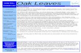 January 2020 Oak Leaves - oakgrv.orgThis year’s Horizon Bible Study is a fresh look at the Ten Commandments. Pastors Mary Pol, Anne Fisher and Mary Koon take turns facilitating these