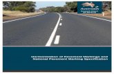 Harmonisation of Pavement Markings and National Pavement ... · specifications/design criteria for pavement markings. The development of a harmonised performance-based ... 2.1.8 Tram,