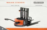 WALKIE STACKER - toyotaliftnorthwest.comwalkie stacker 2000 – 2500 lbs. 3. class. 8bws10-13. reach new heights. specifications. electric pallet jacks/stackers/tow tractors toyotaforklift.com