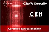 CRAW Security · The Certified Ethical Hacker Exam (CEH V9) 312-50 may be taken on the last day of the training (optional). Students need to pass the online exam to receive CEH …