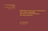Mathematical Models for the Study of the Reliability of ...jstern/miscellanea/seminars/Mellin/Kaufmann77.pdf · reliability network are presented through applications. Noncomplementable