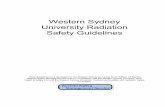 Western Sydney University Radiation Safety Guidelines · Western Sydney University Radiation Safety Guidelines . These guidelines were developed for the Western Sydney University