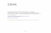JSR 168 Inter-Portlet communications using IBM Rational ......WebSphere® Portal runtime entity called the property broker. Portlets on a page can cooperate in this way even if they