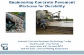 Engineering Concrete Pavement Mixtures for Durability · 2019-08-28 · National Concrete Pavement Technology Center . Iowa’s Lunch– Hour Forum. In cooperation with the Iowa DOT