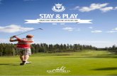 STAY & PLAY - Select Holiday Resorts · 2016-10-21 · ‘Stay & Play’ For each of our great value ‘Stay & Play’ golf deals, accommodation at CLC Club La Costa World resort