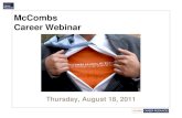 McCombs Career Webinar/media/Files/MSB... · 2011-09-19 · My epiphany or… epiphanies (I/II)? Job loss as the great emotional equalizer Potential consequences of fear Risk of making
