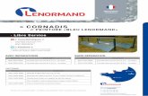 > CORNADIS - Lenormand Constructeur · PDF file 2019-04-29 · + laque de finition «Bleu Lenormand». // Caractéristiques // > CORNADIS // PEINTURE «BLEU LENORMAND» Référence