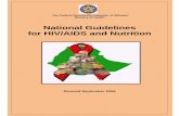 National Guidelines for HIV/AIDS and Nutrition · National Guidelines for HIV/AIDS and Nutrition in Ethiopia . Acknowledgements . The Family Health Department of the Ministry of Health