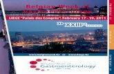 Belgian Week of Gastroenterology · 2 XXIIIrd • Belgian Week of gastroenterology • liegeeBruary 17-19 2011, f Thursday 17 F riday 18 sa T urday 19 Welcome address Dear Colleagues,