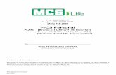 (787) 758-2500 MCS Personal - Oficina del … Cubiertas...del Comisionado de Seguros de Puerto Rico, MCS Life cubrirá los beneficios esenciales de salud al cien por ciento (100%).