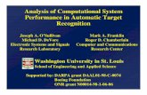 Analysis of Computational System Performance in Automatic ...md9c/presentations/osullivan_ll_phpec_2000.pdf · Analysis of Computational System Performance in Automatic Target Recognition