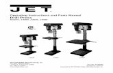 Operating Instructions and Parts Manual Drill Press · Lever Hoists Pullers-JCH Models Scissor Lift Tables Screw Jacks Trolleys-Geared Trolleys-Plain Winches-Manual WW Air Filtration